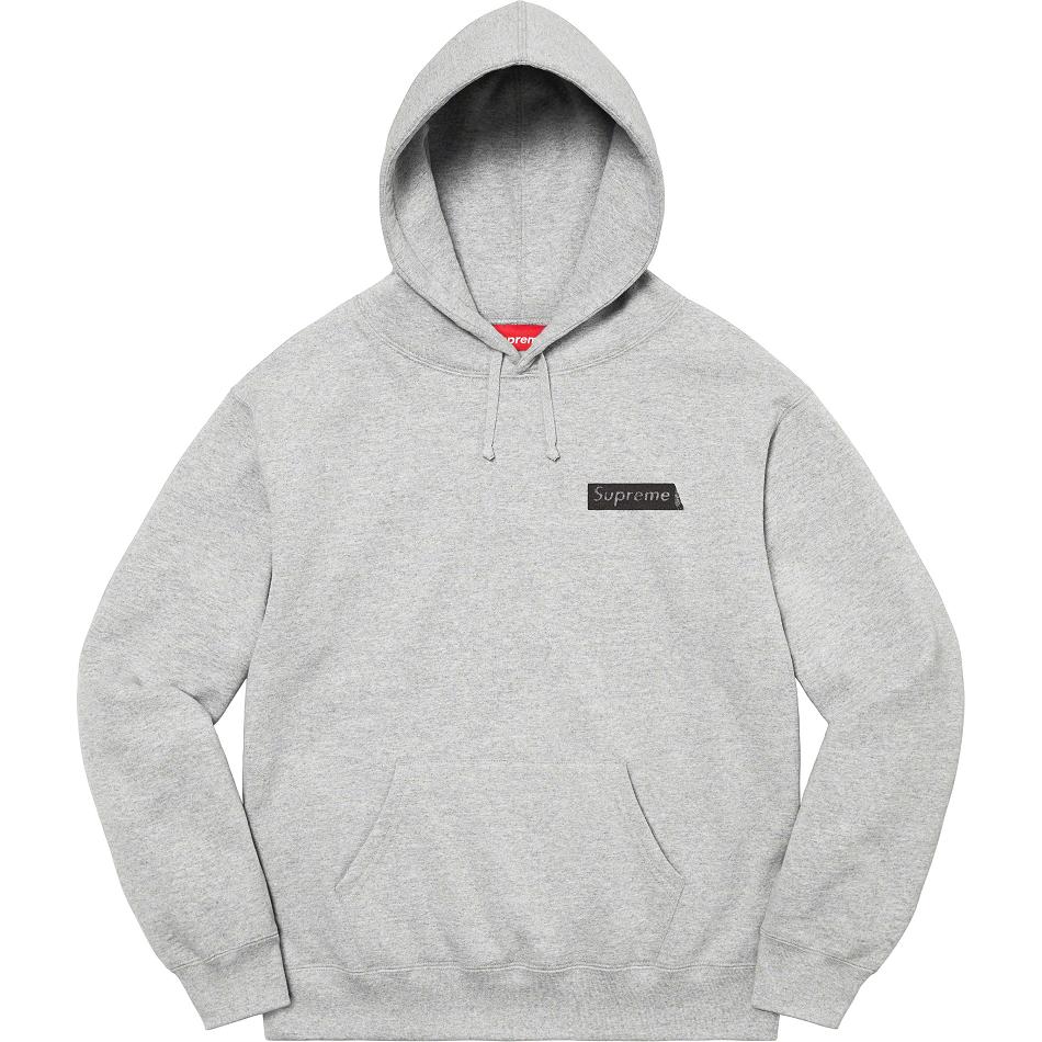 Grey Supreme Fiend Hooded Sweatshirts | Supreme 340HK